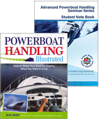 Advanced Powerboat Handling and Powerboat Handling Illustrated course cover book